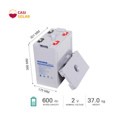 600Ah Sealed Valve Regulated Battery 2V Maintenance Free Lead Acid