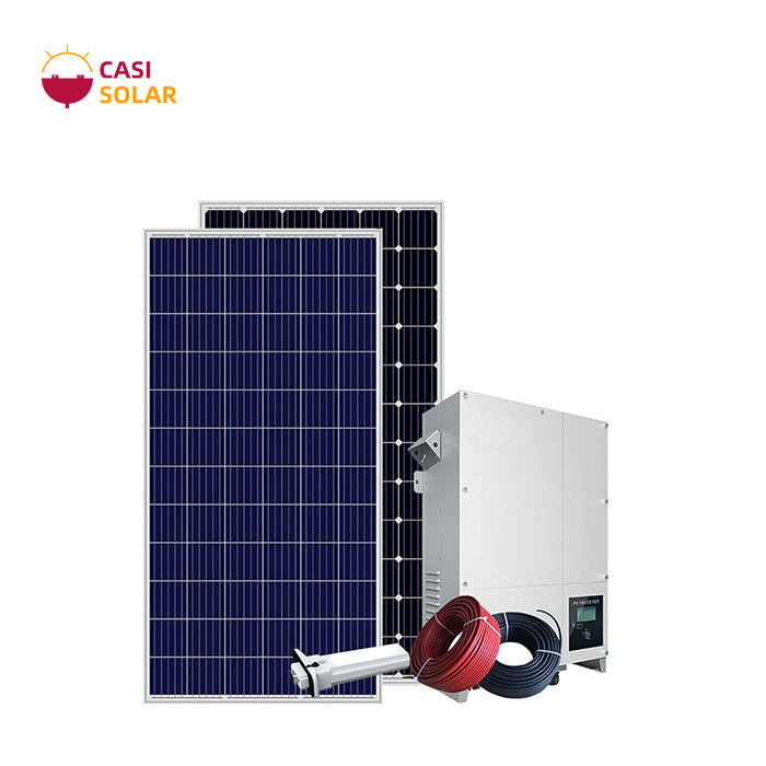 PWM Rooftop Solar System For Home 10KW Stainless Steel Solar Panel Mounts